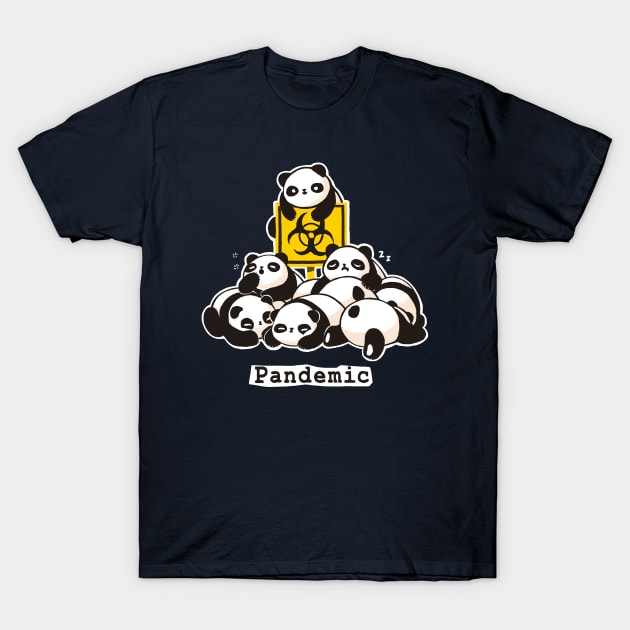 Funny Panda Pun - Pandemic 2020 - Social Distancing T-Shirt by BlancaVidal